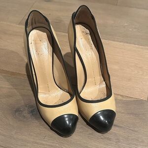 Giuseppe Zanotti Black and Beige Women's